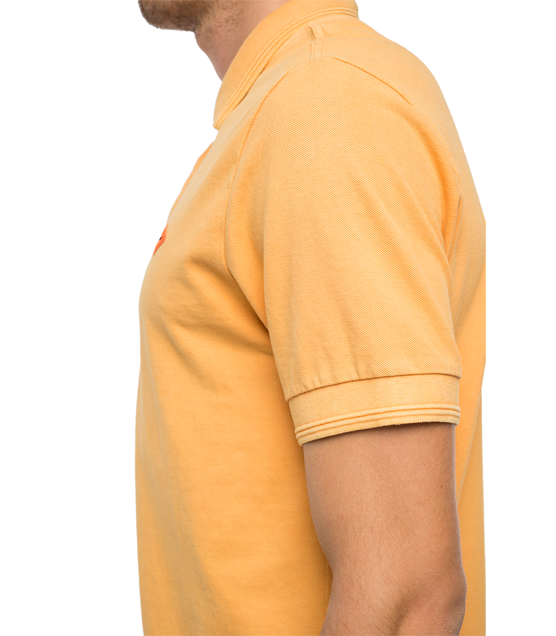 ガーメントダイ コットンピケ ポロシャツ 詳細画像 マンゴー 6